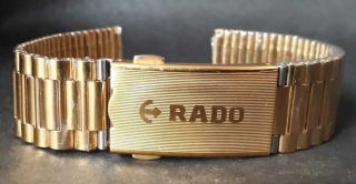 Vintage 18mm Belt Stainless Steel Rado Diastar For Men 