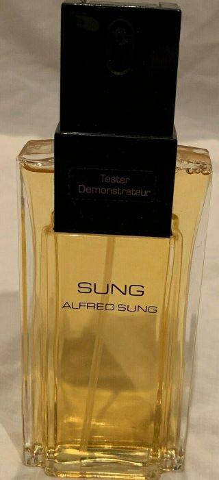 Vintage Sung By Alfred Sung Perfume Women 3.  4 Oz Eau De Toilette Spray Tester