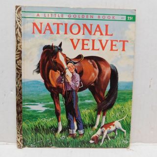Vintage Little Golden Book 431 A Edition National Velvet 1961 Kathryn Hitte