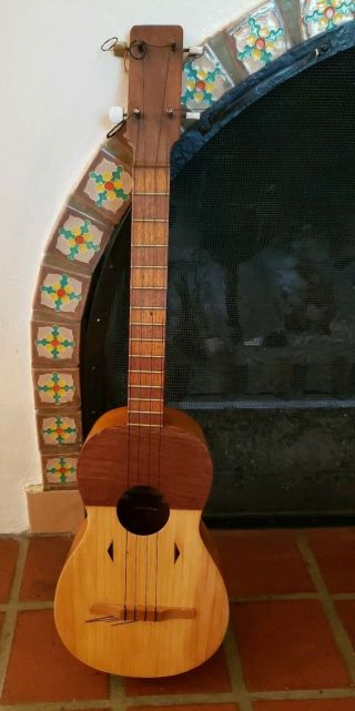 Vintage Venezuelan Cuatro Guitar De Antonio Velazquez / 15 Frets / Caracas