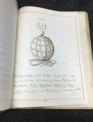 Monograph on Hand Grenades from the 10th to 17th Century,  Myers War Museum 49 - 68 5