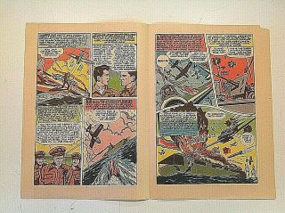 Vintage 1944 Comic Strip Movie Herald WING AND A PRAYER Story of Carrier X Fox 2