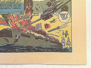 Vintage 1944 Comic Strip Movie Herald WING AND A PRAYER Story of Carrier X Fox 5