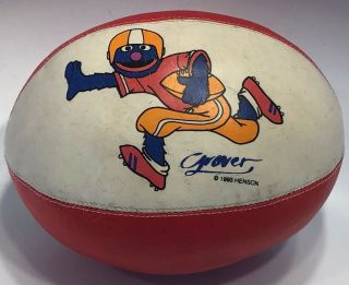 Vintage 1993 Tyco Preschool Sesame Street Football Grover Running Back Big Bird