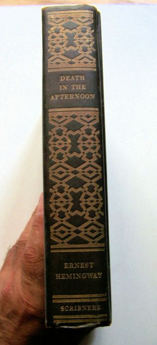 1932 1st Edition Death In The Afternoon By Ernest Hemingway