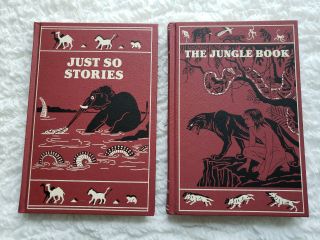 Folio Society Just So Stories And The Jungle Book Set Of 2 Rudyard Kipling