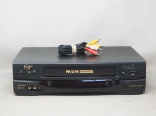 Philips Vrz360 Vcr Vhs Player/recorder Great