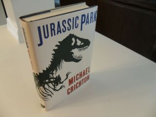 Jurassic Park By Michael Crichton 1990 1st Edition First Printing Hc/dj Vg
