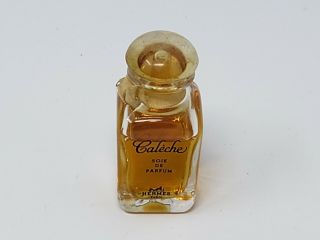 Vintage Hermes Caleche Soie De Parfum Mini Perfume.  25 Oz 80 Full Miniature
