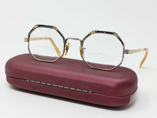 Vintage Victory Eyeglass Frames 1/20 12k Gf Gold Metal Full Rim 49[]20 - 130