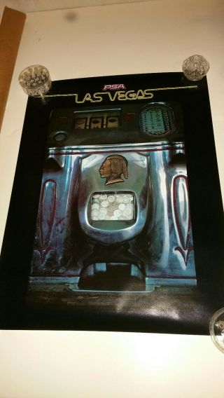 Vintage Psa Airlines Travel Poster Of Las Vegas Usa