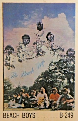 Vintage Nos 1969 Beach Boys Rock Band Poster In Plastic