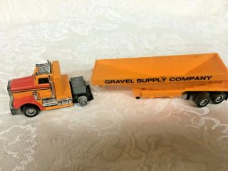 Vintage Tyco Us 1 Trucking Gravel Supply Company Semi