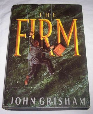 The Firm Signed Autographed By The Author John Grisham 1991 Hardcover Book