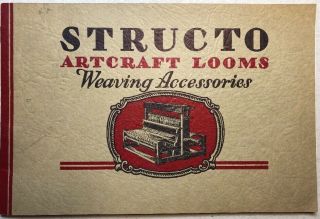 Artcraft Structo Looms Weaving Accessories Vintage Booklet Great Shape