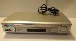 Sony Slv - N700 Vcr - - Play Vhs Cassettes / Tapes,  Good