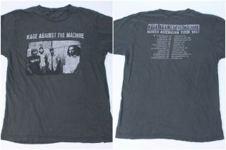 Vtg 1997 Rage Against The Machine 90s Metal Punk Rock Concert Band Tour Shirt