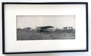 Framed Vintage Photo Florida Airways U.  S.  Mail Planes Miss Miami With Passengers