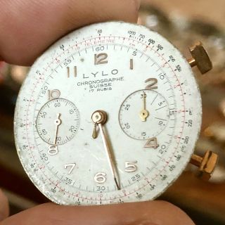 Lylo Landeron 148 Vintage Swiss Chronograph Movement L148