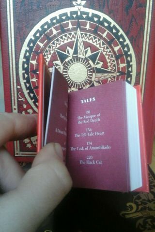 Miniature Book Edgar Allan Poe Tales & Poems Running Press Miniature Editions. 4
