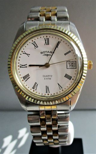 Rotary Mens Vintage Swiss Quartz Watch.