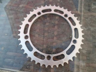 Takagi - 42t Chainring Silver 5x130bcd,  Vintage Old School Bmx Made In Japan Mx