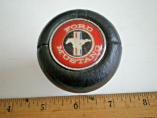 Vintage Ford Mustang Leather Gear Shift Knob 7/16 X 20 Thread