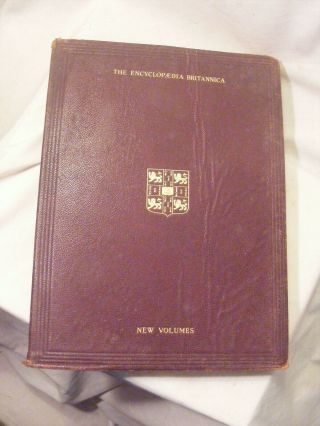 Encyclopaedia Britannica (1922/maps/leather) Abbe To English History