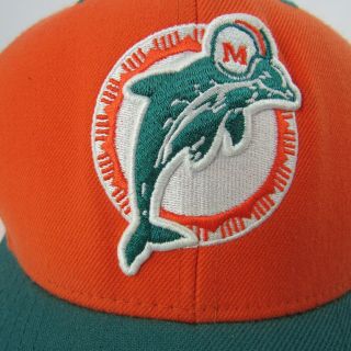 Miami Dolphins NFL Mitchell & Ness One Size Fits All Snap Back Hat Cap Vintage 2