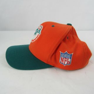 Miami Dolphins NFL Mitchell & Ness One Size Fits All Snap Back Hat Cap Vintage 3