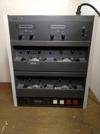 Vintage Sony Ccp - 2300 Audio Cassette Duplicator High Speed
