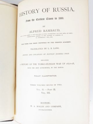 Guizot A Popular History of Russia Volume II III 2 3 Alfred Rambaud 1882 book 5