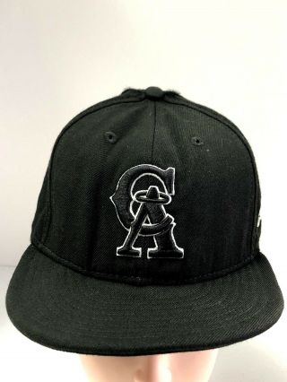 Vintage California Angels Baseball Cap/hat Size 7 - 5/8 Era Cooperstown