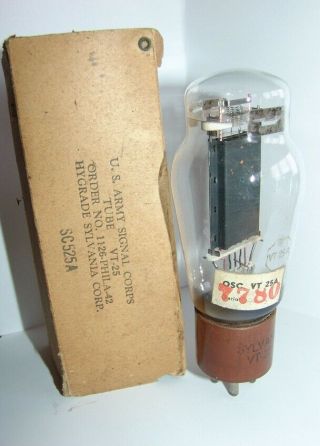 Sylvania VT25a vt25 National Union NIB NOS 829 1943 US made tubes 2