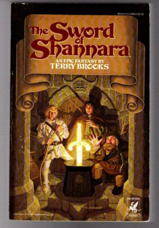 Terry Brooks Sword Of Shannara Signed Tpb/dj/1st
