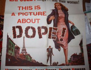 Pickup Alley 1 Sheet Poster Vintage Movie 1957 Anita Ekberg 5