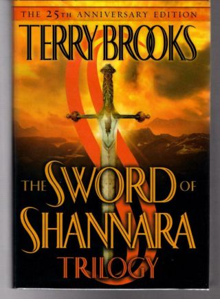 Terry Brooks Sword Of Shannara Trilogy Signed Hc/dj/1st