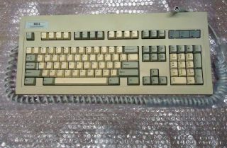 Vintage 1989 Old Logo Dell Ps/2 Keyboard,  Keytronics E03417218,  0