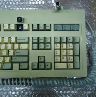 Vintage 1989 old logo Dell PS/2 keyboard,  Keytronics E03417218,  0 3