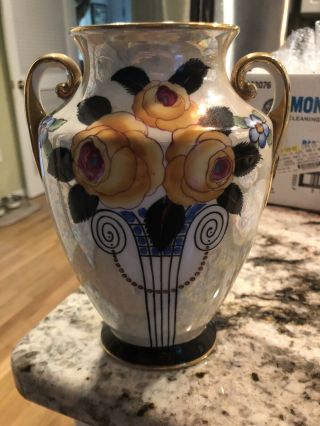 Gorgeous Vintage Noritake Art Deco Vase