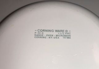 Vintage Corning Ware 1.  5 Pint Menuette Pan Wildflower No Lid P - 82 - B 5