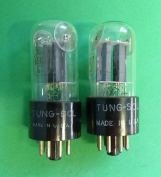 Vintage Pair Tungsol 6sn7gt Vacuum Tubes Usa Take A Look