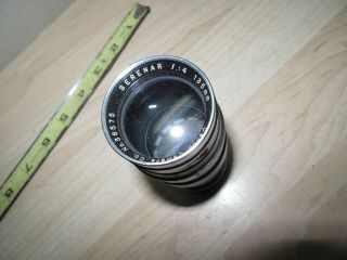 Vintage Canon Serenar 135mm F/4 Rangefinder Screw Mount Lens Occupied Japan