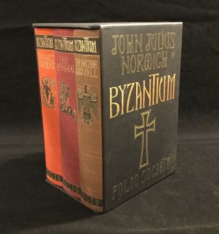 Byzantium,  John Julius Norwich,  Folio Society,  3 Volume Set With Case Euc