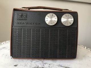 Vintage Rca Victor 8 Transistor Am Radio Model Rfg 25b,  / Repair