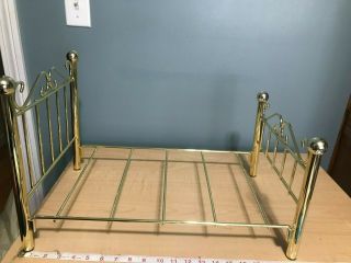 AMERICAN GIRL DOLL SAMANTHA BRASS BED FOR 18 