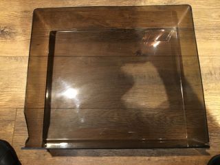 Vintage Dust Cover For Dual 1219 Turntable With Minor Damage