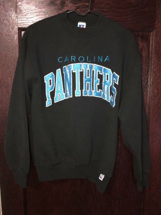 Vintage Russel Athletic Carolina Panthers Sweatshirt 90s Size M