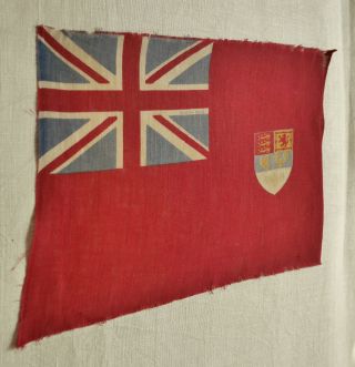 Small Old Ww2 Era Canada Flag : Vintage British Union Jack Flag