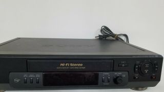 Sony SLV - N70 VCR Video Cassette Recorder 4 - Head Hi - Fi Stereo 3